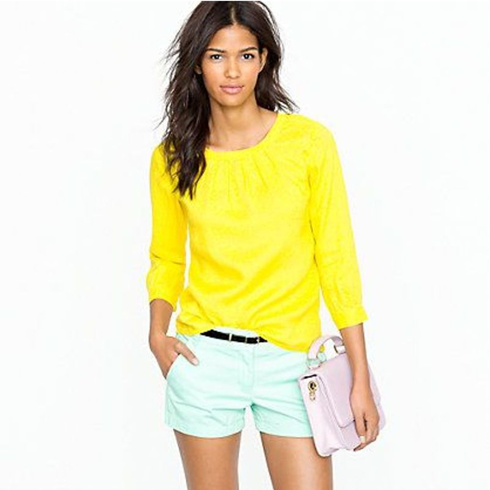 J. Crew Mint Chino Shorts